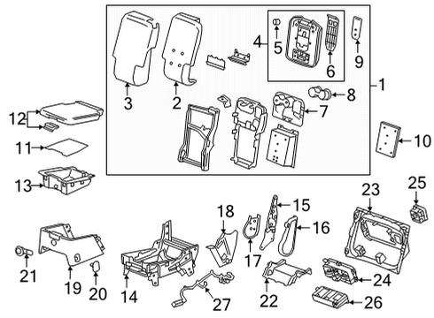 2022 Chevy Suburban Heater Control Diagram for 84862899