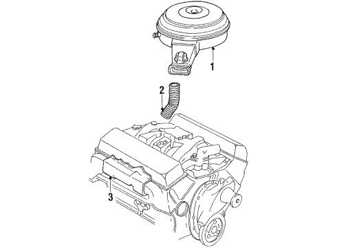 1987 Pontiac Grand Prix Air Inlet Diagram