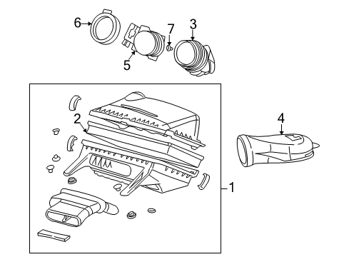 1997 Chevy Express 2500 Air Intake Diagram