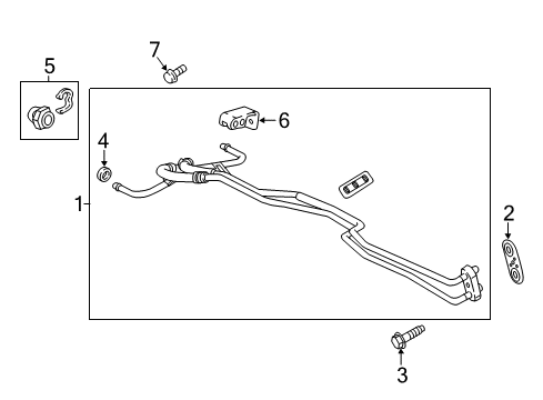 2021 GMC Canyon Trans Oil Cooler Lines Diagram