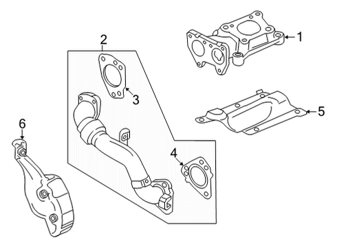 2021 Chevy Silverado 3500 HD Turbocharger & Components Diagram