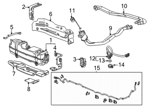 2023 Cadillac Escalade ESV Diesel Aftertreatment System Diagram