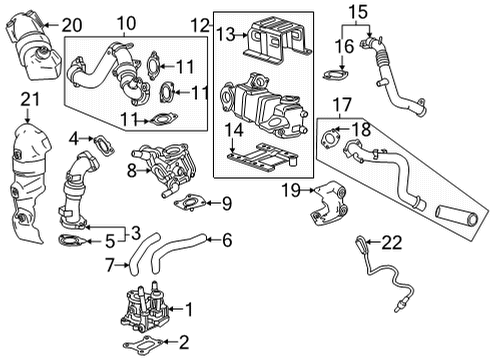 2020 Chevy Silverado 2500 HD EGR System Diagram