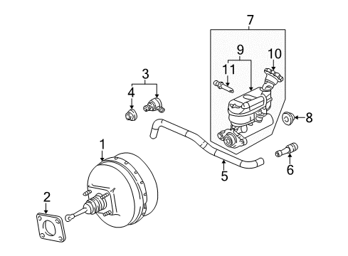 2002 Buick Rendezvous Dash Panel Components Diagram