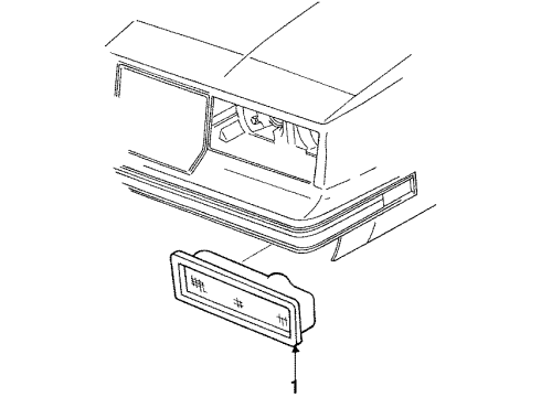 1988 Oldsmobile Cutlass Supreme Park Lamps Diagram