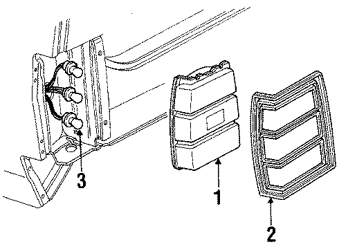 1990 Chevy Caprice Tail Lamps Diagram