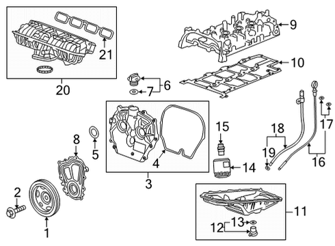 2022 Buick Envision Engine Parts Diagram