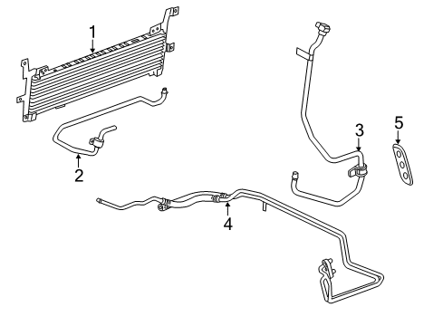 2011 Cadillac CTS Trans Oil Cooler Diagram