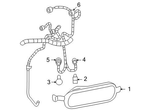 2005 Buick Rainier Corner & Side Marker Lamps Diagram