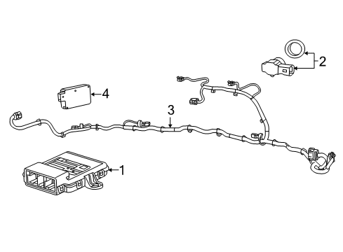 2014 Chevy SS Parking Aid Diagram