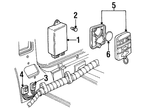 1996 Chevy Lumina Electrical Components Diagram