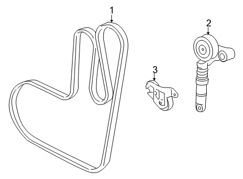 2007 Chevy Cobalt Belts & Pulleys Diagram