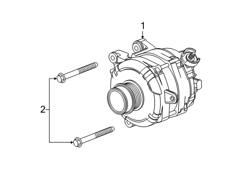 2021 Chevy Blazer Alternator Diagram