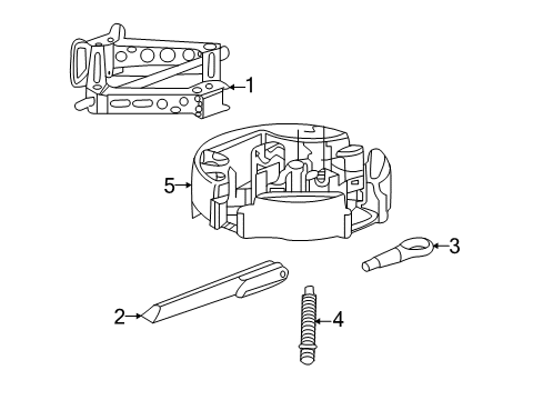 2019 Chevy Cruze Jack & Components Diagram