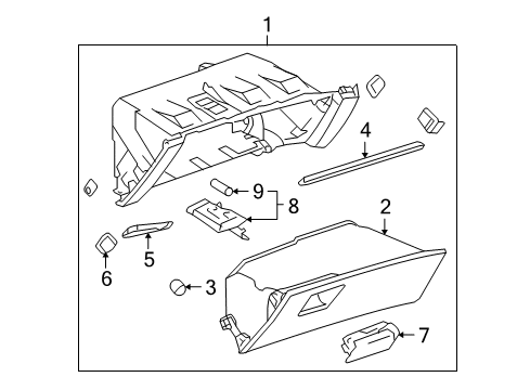 2011 Buick LaCrosse Glove Box Diagram