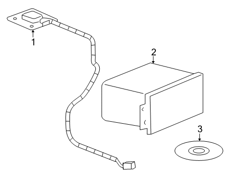 2009 GMC Envoy Navigation System Diagram