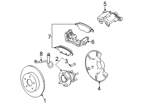 2006 Chevy Uplander Rear Brakes Diagram