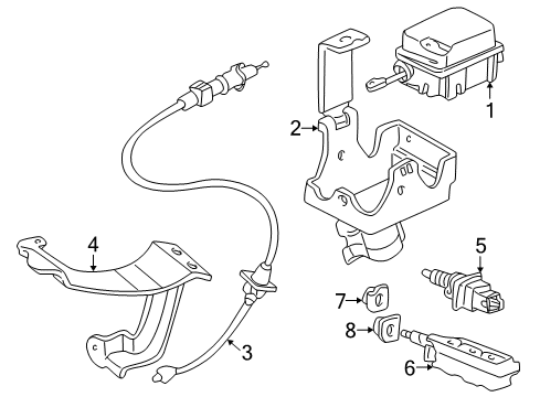 2002 Buick Rendezvous Cruise Control System Diagram