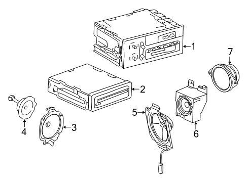 2002 GMC Yukon Sound System Diagram
