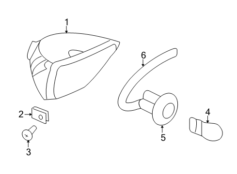 2010 Saturn Sky Backup Lamps Diagram