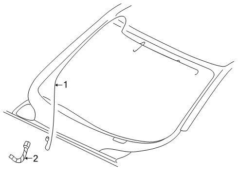 2004 Buick Rendezvous Cable Diagram for 10305391