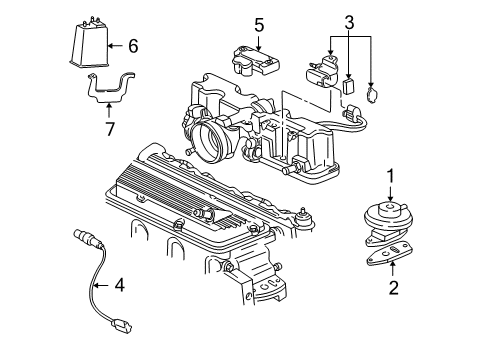 2002 Chevy Cavalier Emission Components Diagram