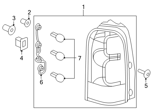 2006 Buick Terraza Bulbs Diagram