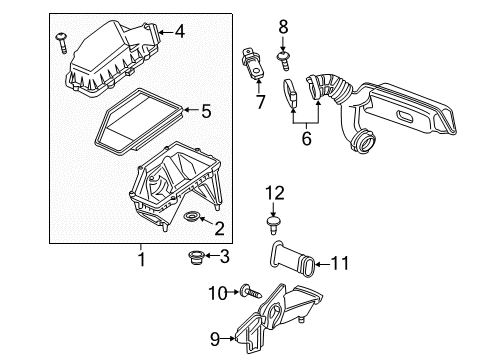 2018 Chevy Malibu Air Intake Diagram