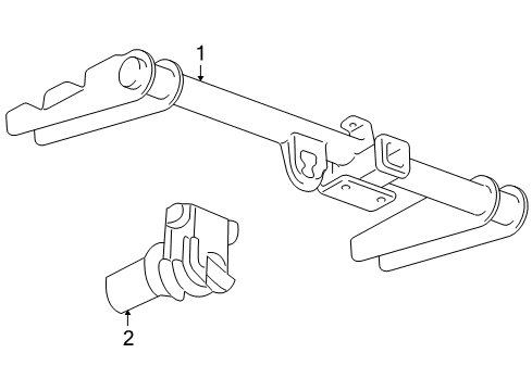 2005 Chevy Silverado 1500 Trailer Hitch Components Diagram