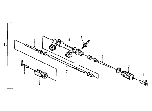 1985 Buick Skylark Steering Column & Wheel, Steering Gear & Linkage Diagram