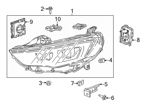 2018 Buick Regal Sportback Bulbs Diagram