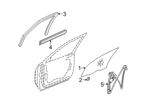 2000 Cadillac Seville Front Door Diagram