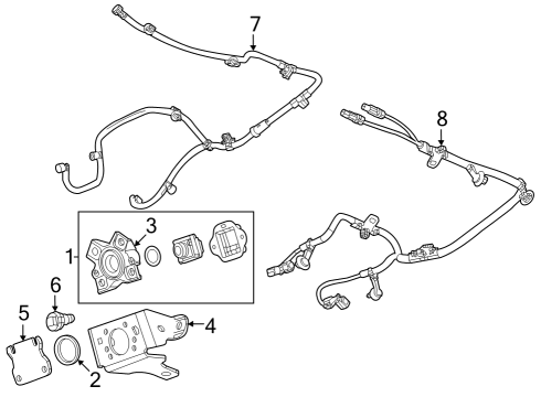 2023 GMC Canyon Electrical Components Diagram