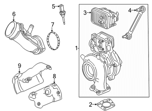 2021 Chevy Silverado 3500 HD Turbocharger Diagram