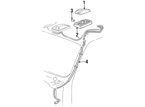 1992 GMC C2500 Clearance Lamps Diagram 2 - Thumbnail