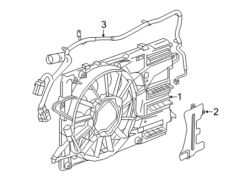 2018 Buick Regal Sportback Cooling System, Radiator, Water Pump, Cooling Fan Diagram