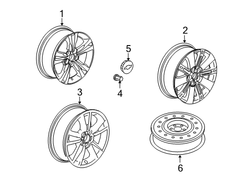 2015 Chevy Equinox Wheels Diagram