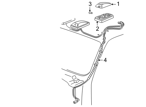 1997 GMC C1500 Clearance Lamps Diagram