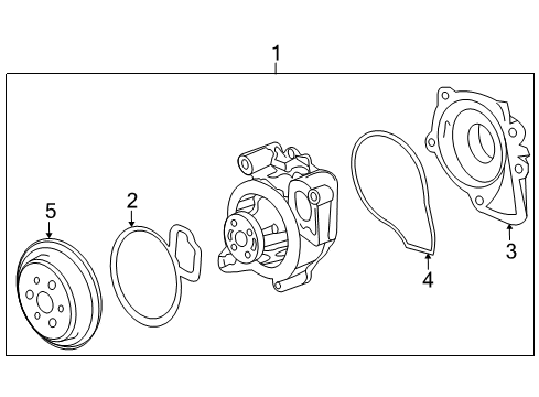 2011 Buick Regal Cooling System, Radiator, Water Pump, Cooling Fan Diagram 2 - Thumbnail
