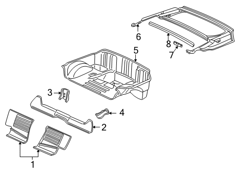 2003 Chevy Corvette Rear Body Diagram