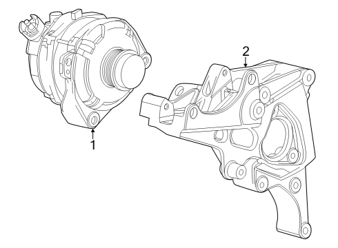 2023 Cadillac Escalade ESV Alternator Diagram