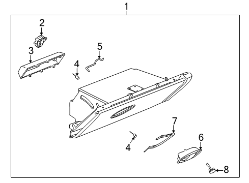 2006 Saturn Ion Glove Box Diagram