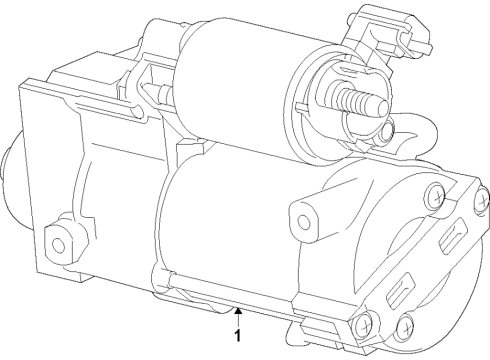 2023 Cadillac Escalade ESV Starter Diagram