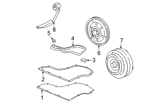 1999 Chevy Malibu Converter Diagram for 24211330