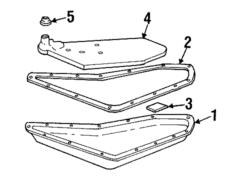 1998 Buick Skylark Transaxle Parts Diagram