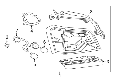 2019 Chevy Impala Tail Lamps Diagram