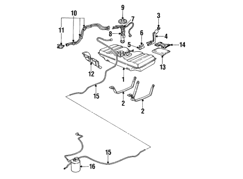 1994 Chevy Impala Fuel Supply Diagram