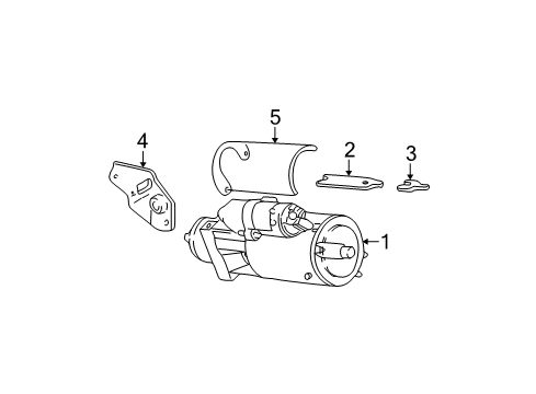 2004 GMC Safari Starter Diagram