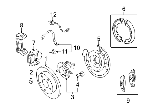 2017 Chevy Equinox ABS Sensor, Front Passenger Side Diagram for 84622322