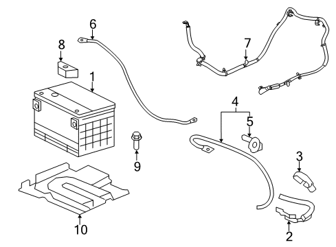2011 Cadillac CTS Battery Diagram